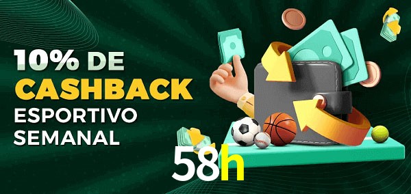 10% de bônus de cashback na 58h